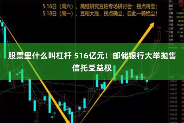 股票里什么叫杠杆 516亿元！邮储银行大举抛售信托受益权