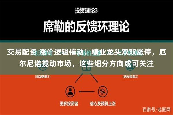 交易配资 涨价逻辑催动！糖业龙头双双涨停，厄尔尼诺搅动市场，这些细分方向或可关注