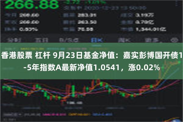 香港股票 杠杆 9月23日基金净值：嘉实彭博国开债1-5年指数A最新净值1.0541，涨0.02%